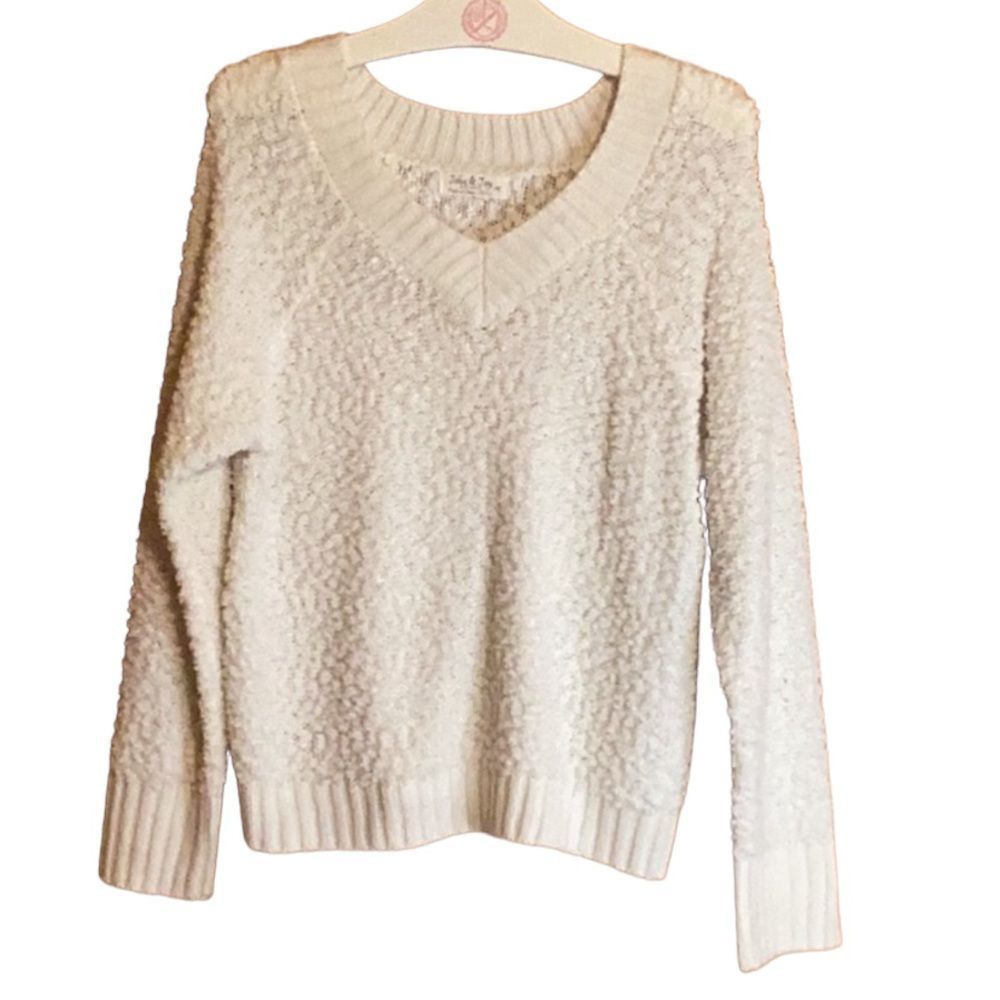 JOLIE & JOY WHITE POPCORN SWEATER IN SIZE 14/16…